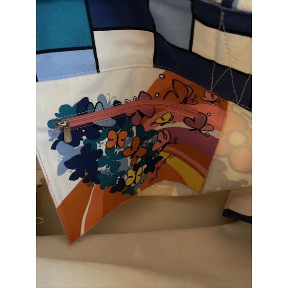 Brighton Power of Love Tote NWT Multicolor Canvas - Picture 3 of 8